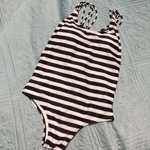Black and White One-Piece
